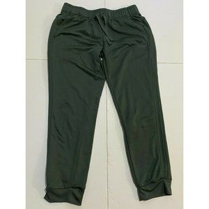 Women's Adidas Refocus Elastic Leg Athletic Track Pants Green Size L